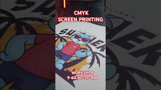 CMYK Screen Printing Training [upl. by Hoebart]