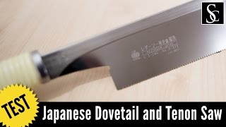 Japanese Saw Gyokucho No 372 Dovetail and Tenon [upl. by Kala]