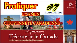 🇨🇦 4 Examen de citoyenneté canadienne 7 [upl. by Llohcin]