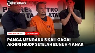 Panca Ngaku 5 Kali Gagal Akhiri Hidup Setelah Bunuh 4 Anaknya [upl. by Ahseina]