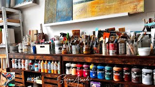 ART STUDIO TOUR  Tour a Creative Artists Paris Studio Uncover Sergio Arandas Vision [upl. by Elleneg309]