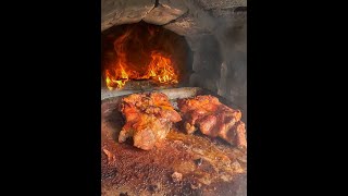 Perlines A Leña 🍖🔥 en Horno de Barro 🍚🌯 Arroz con Gandulez Apastelao ❤️🇵🇷 Receta Jibara en los C [upl. by Naerad797]