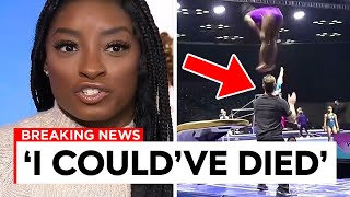 Simone Biles And Other Gymnasts That Were SAVED By Their Spotters [upl. by Fabyola]