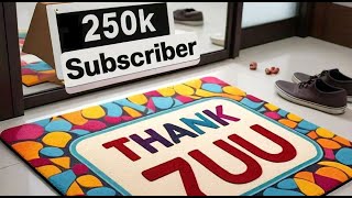 Ye doormat 4 saal pahle banaya 250k subscribers special Best Doormat from 4 year back Thanks [upl. by Donica]