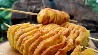 Want great fried potato spirals Watch this now [upl. by Narmak174]