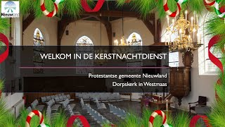 Kerstnachtdienst 24 december 2023  ds ME Vroonland [upl. by Ieso]