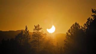 Midnight Sun ECLIPSE  timelapse  Northern Norway [upl. by Ennoira]