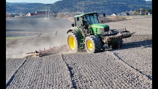 John Deere 7530  Väderstad NZ 580 [upl. by Fortin966]