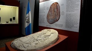 Guatemalan museum unveils 1500yearold Mayan altar for display [upl. by Yrrab896]