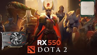 RX 550  XEON E5 2689  Dota 2 [upl. by Luthanen171]