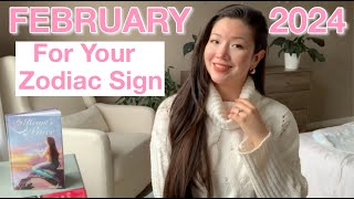 FEBRUARY 2024 Monthly Reading For Your Zodiac Sign 🧠💡☁️ 🪽 [upl. by Drofyar]