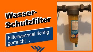 Wasserschutzfilter wechseln [upl. by Nylram]