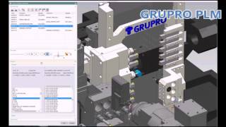 ISV SWISS LATHE 2 CHANNELS NX CAM [upl. by Eidua]