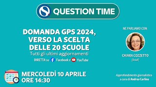 Domanda GPS 2024 verso la scelta delle 20 scuole tutti gli ultimi aggiornamenti [upl. by Laenej677]