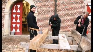 Seminar Historische Holzbearbeitung auf Schloss Raesfeld Restaurator im Handwerk [upl. by Gillan]