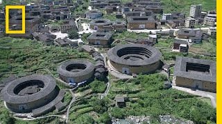 Take a Look inside China’s Giant Communal Homes—the Fujian Tulou  National Geographic [upl. by Annoyik]