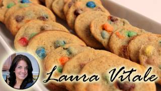 MampM Cookies Recipe  Laura Vitale  Laura in the Kitchen Episode 309 [upl. by Li560]