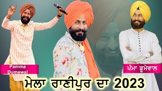 Pamma Dumewal Live Mela Ranipur Da 2023 Phagwara [upl. by Enahpad]