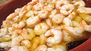 Gambas al Ajillo fáciles de hacer y deliciosas [upl. by Cherin]