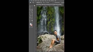 how to remove an object from a photo in photoshop [upl. by Ladew330]