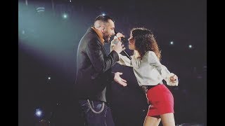 GIORGIA amp MARCO MENGONI quotCome Nevequot live in Milano  quotOronero Live 2018quot [upl. by Ayalat69]