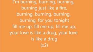 Mia Martina Burning LYRICS [upl. by Aruabea106]