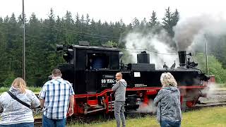 2 Rollwagengrube Schönheide Rollwagen sächsische IVk 99 584 Juli 2024 [upl. by Slorac]