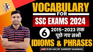 Black Book of English Idioms and Phrases का डर खत्म For SSC CHSL CGL MTS  Class  6 [upl. by Banks239]