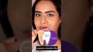 permanent teeth whitening solution purple toothpaste v34 colour corrector [upl. by Ynaoj]