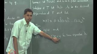 Mod08 Lec30 Invariant Subspaces [upl. by Margaretha]