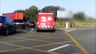 Dangerous driving uk 11  lane drifter almost causes crash S11 ATN S11ATN road rage [upl. by Jewell]