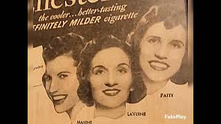 The Andrews Sisters July 13 1938 Radio Broadcast  Lonesome Road  Alexanders Ragtime Band [upl. by Naawaj102]