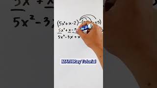 How to subtract polynomials maths mathhelp polynomial [upl. by Danais490]