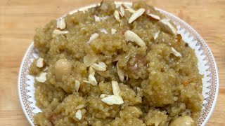 Gud ka Daliya Rajasthani Lapsi Recipe Meetha Daliya Ganpati bhog  Broken wheat recipe 56 bhog [upl. by Ahsirtal]