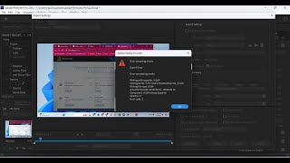 EXPORT ERROR premiere pro simple ways to solve [upl. by Nhabois]