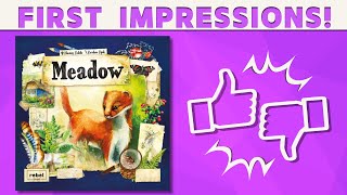 Meadow First Impressions [upl. by Blodgett]