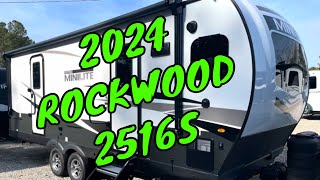 NEW 2024 FOREST RIVER ROCKWOOD MINI LITE 2516S TRAVEL TRAILER Dodd RV Front Kitchen Walkthrough [upl. by Nytsirhc]