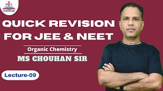 Quick Revision For JEE amp NEET  Organic Chemistry  MS CHOUHAN SIR [upl. by Court]