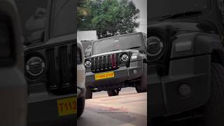 Mahindra Thar work completed Grill with red inserts wrangler headlights custom taillights [upl. by Ericha]