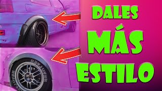 Como hacer CANTONERAS Widebody sencillo  Tutorial Custom  Fender Flares [upl. by Giovanni957]