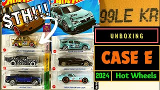 Unboxing  Hot Wheels 2024 Case E with a SUPER [upl. by Elleirb]