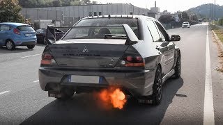 Mitsubishi Lancer Evolution VIII MR FQ340 w Turbo AntiLag Accelerations Launch amp OnBoard [upl. by Keynes75]