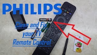 How to Clean and Fix Philips TV Remote Control [upl. by Enoryt]