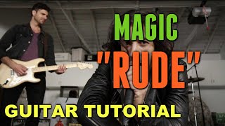 Rude  Magic Guitar LESSON [upl. by Hyams]