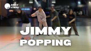 JIMMY POPPING BEGINNER  O2 DANCE STUDIOS [upl. by Ryan12]