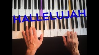 Hallelujah  Leonard Cohen • Piano Tutorial • Sheet Music [upl. by Randa]