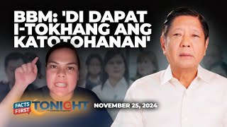 BBM pumalag na sa pagbabanta ni Sara Duterte [upl. by Ayam105]