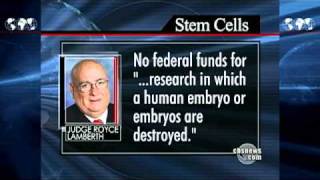 Stem Cell Research Funding Halt [upl. by Gannon]