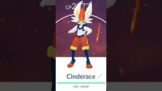 😃 Release galar Cinderace in pokemon go [upl. by Iroc963]