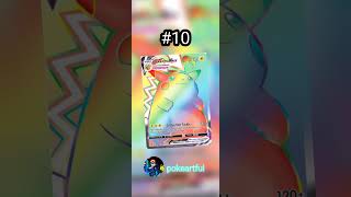 Top 10 vmax Pokemon cards pokemon pokemoncards vmax virakshorts viral [upl. by Aney505]